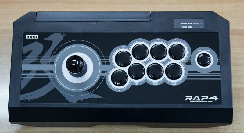 A hori rap 4 arcade stick figcaption